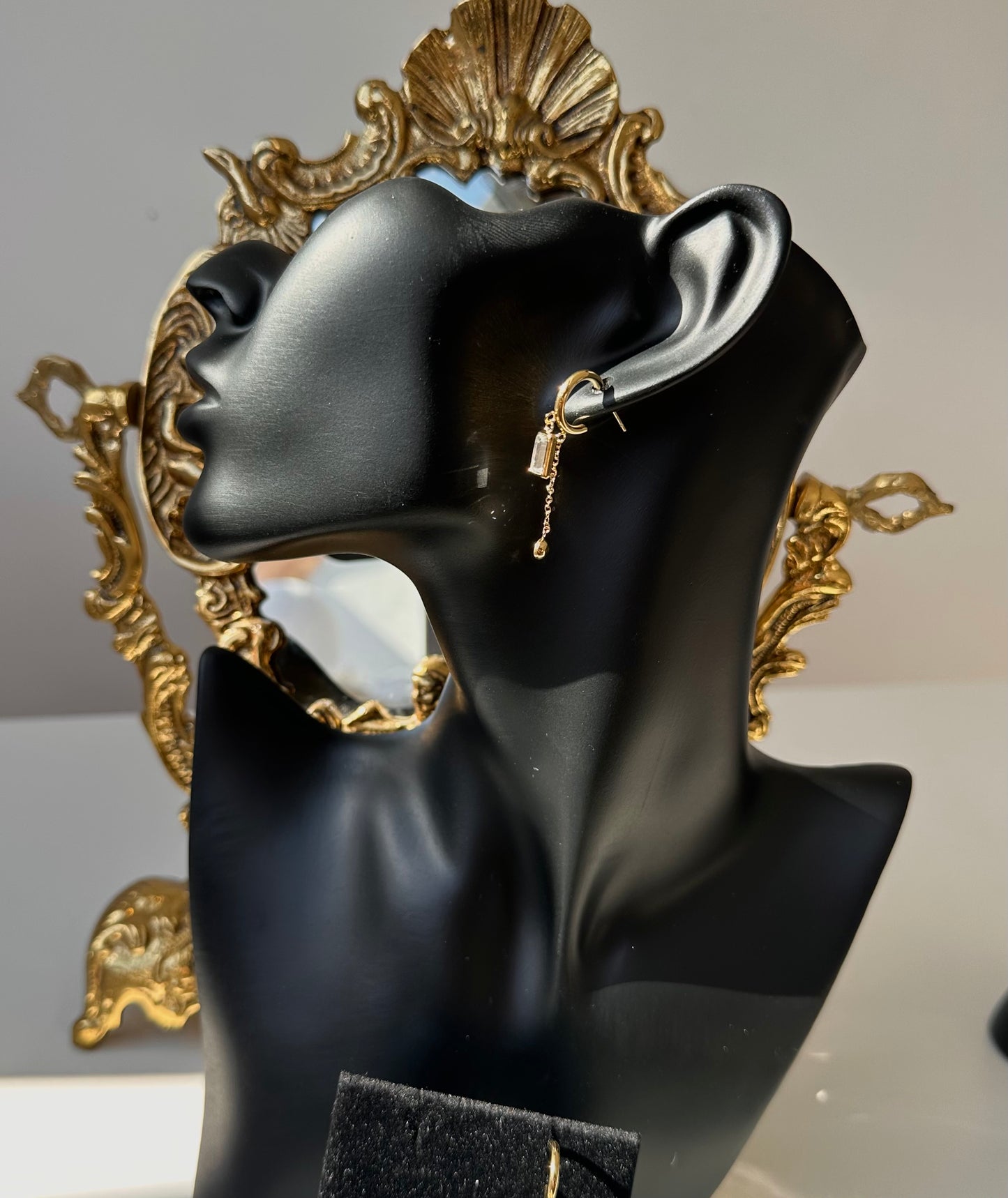 Boucle d’oreille double
