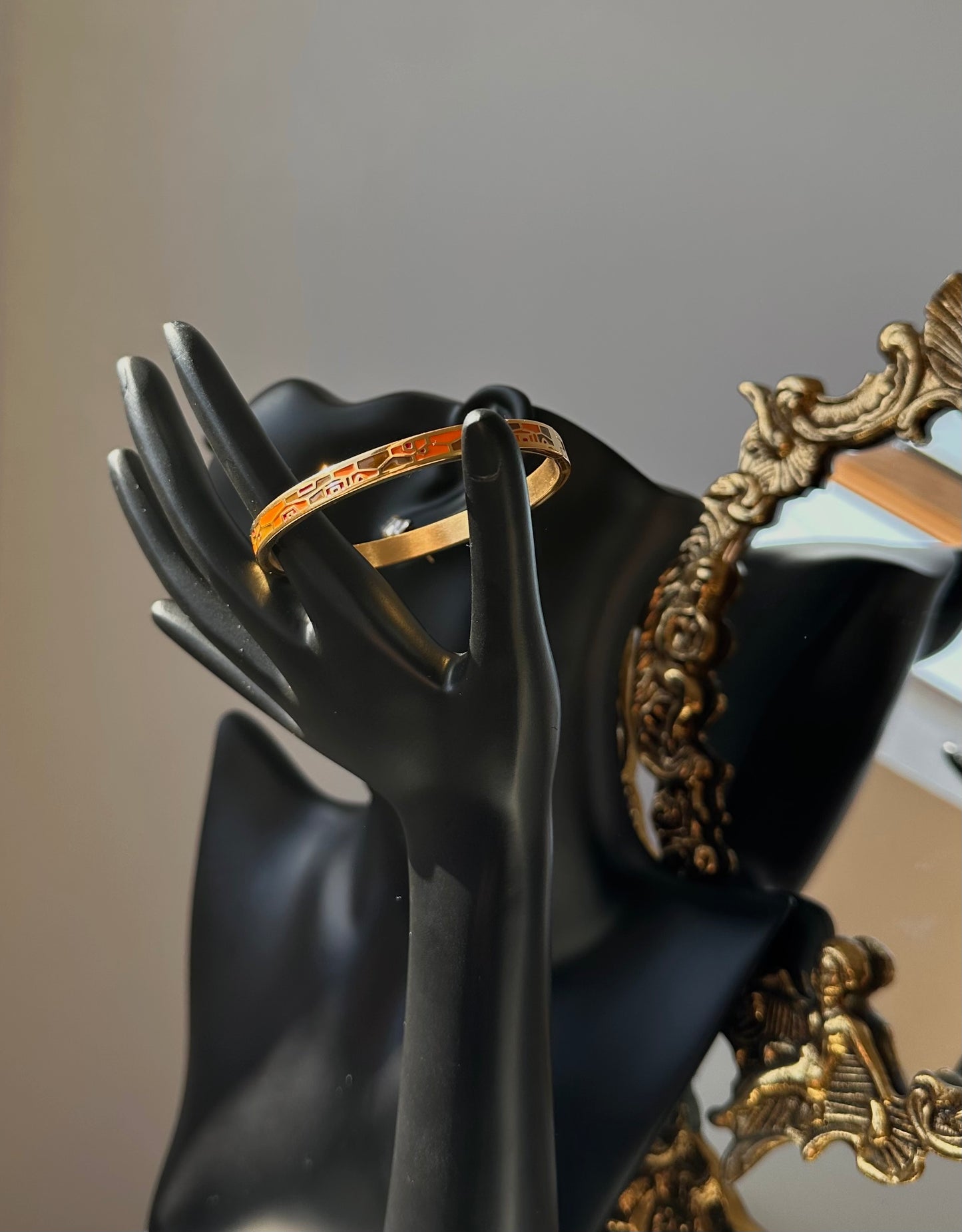 Bracelet jonc fin coloré