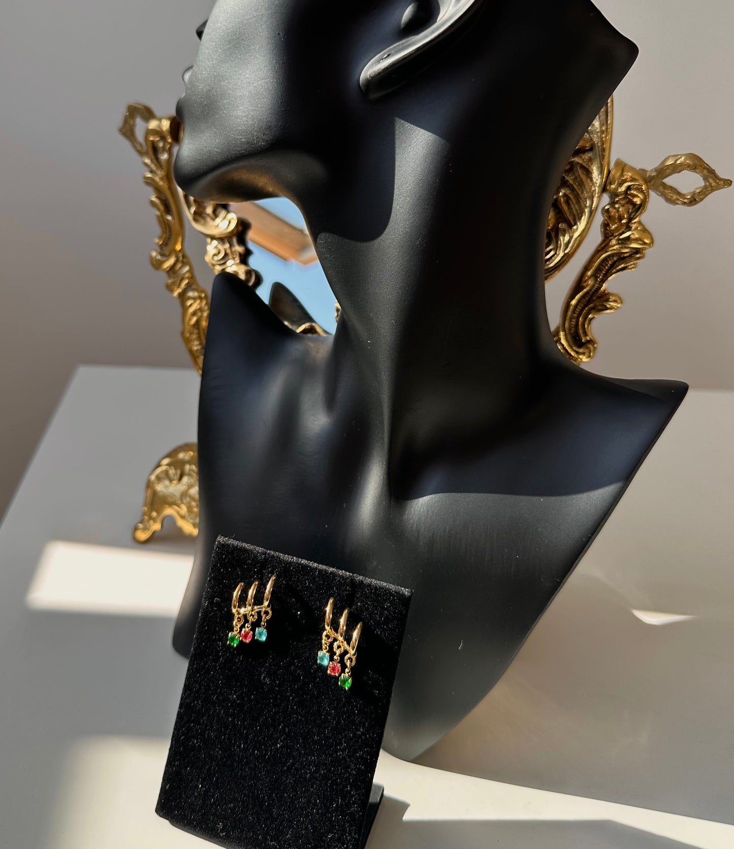 Boucle d’oreille trio