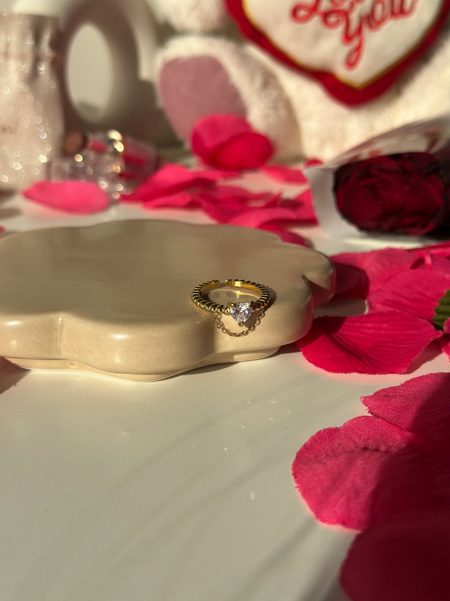 Bague à chaîne