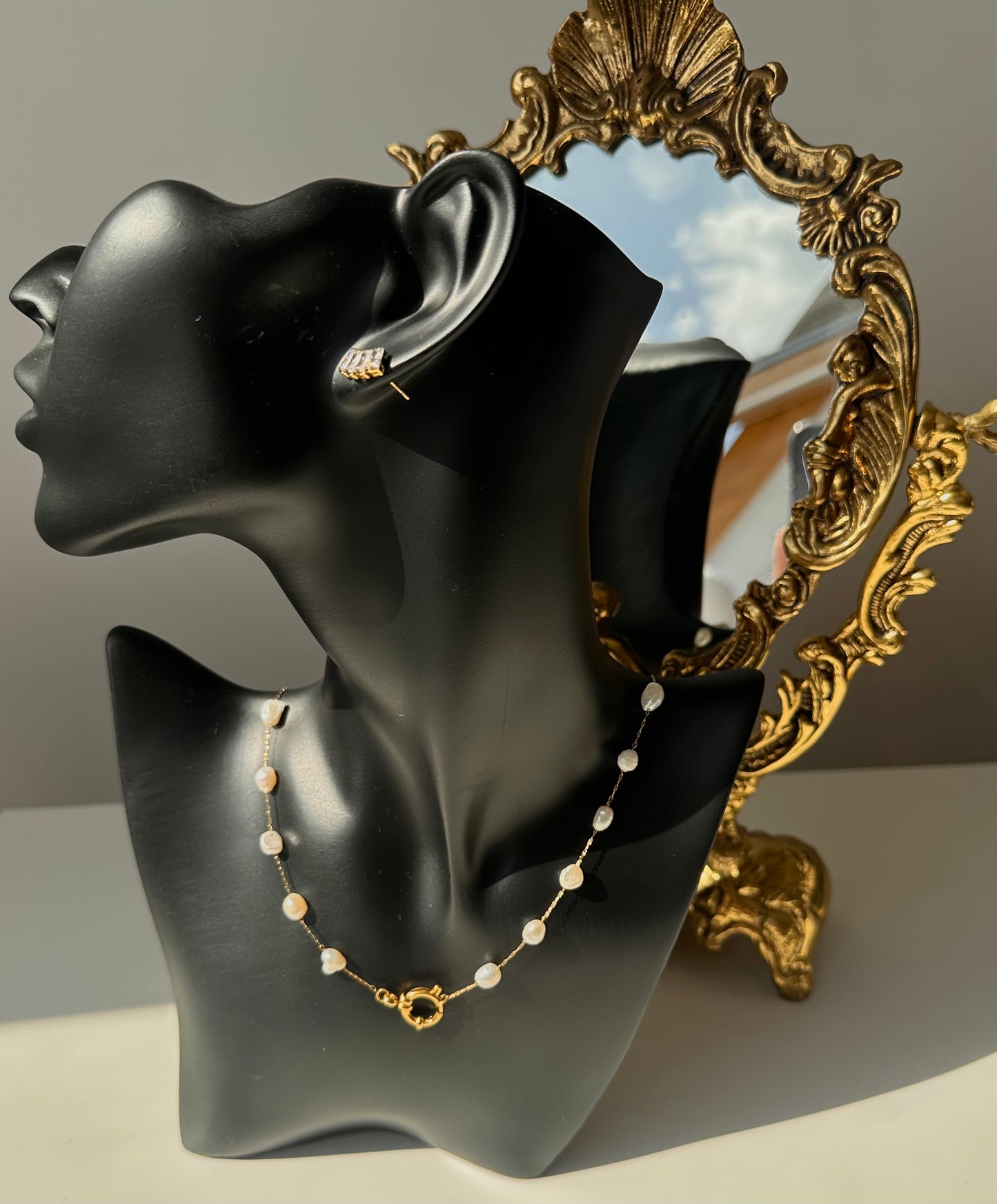 Collier perle fin
