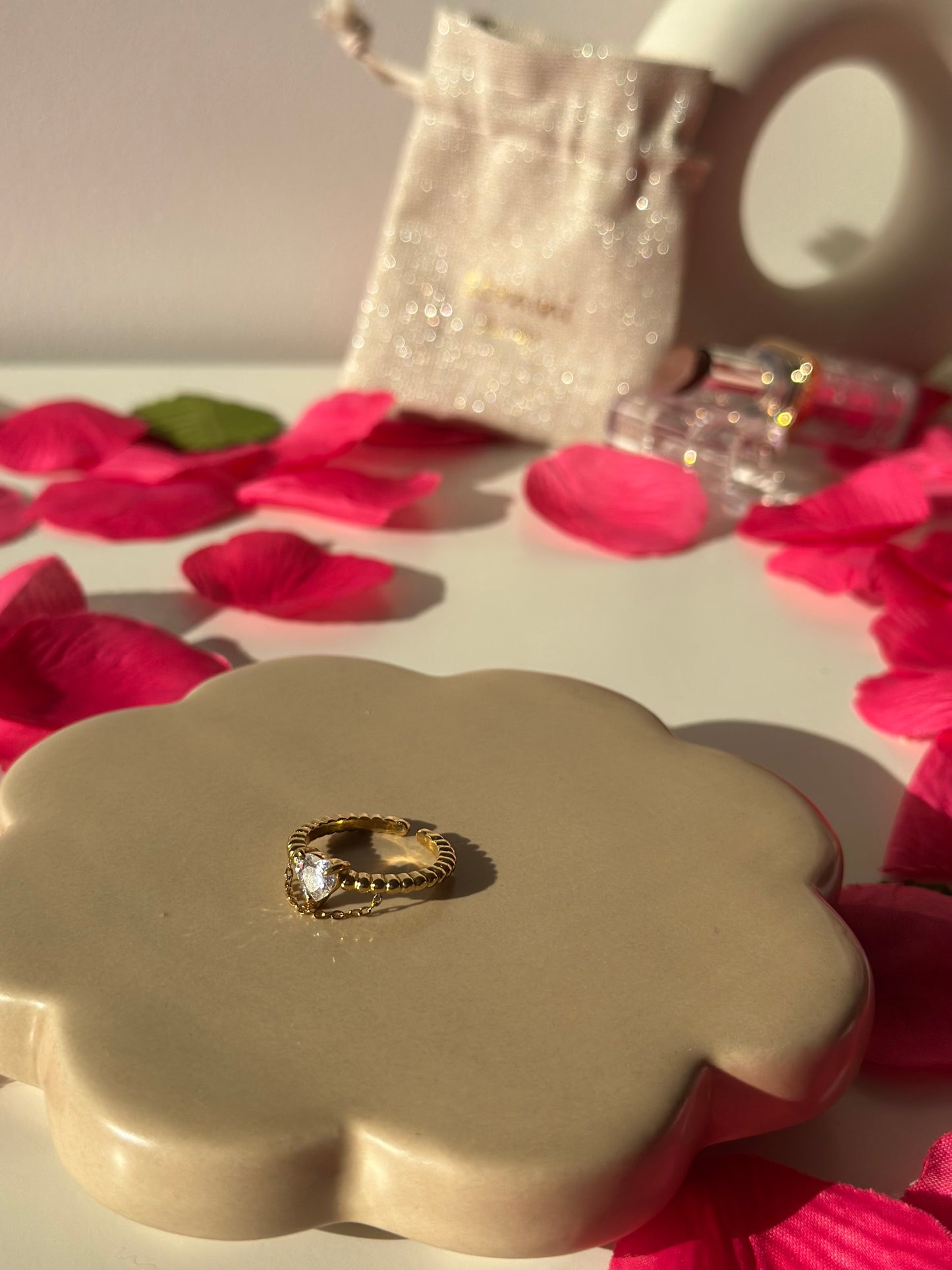 Bague à chaîne