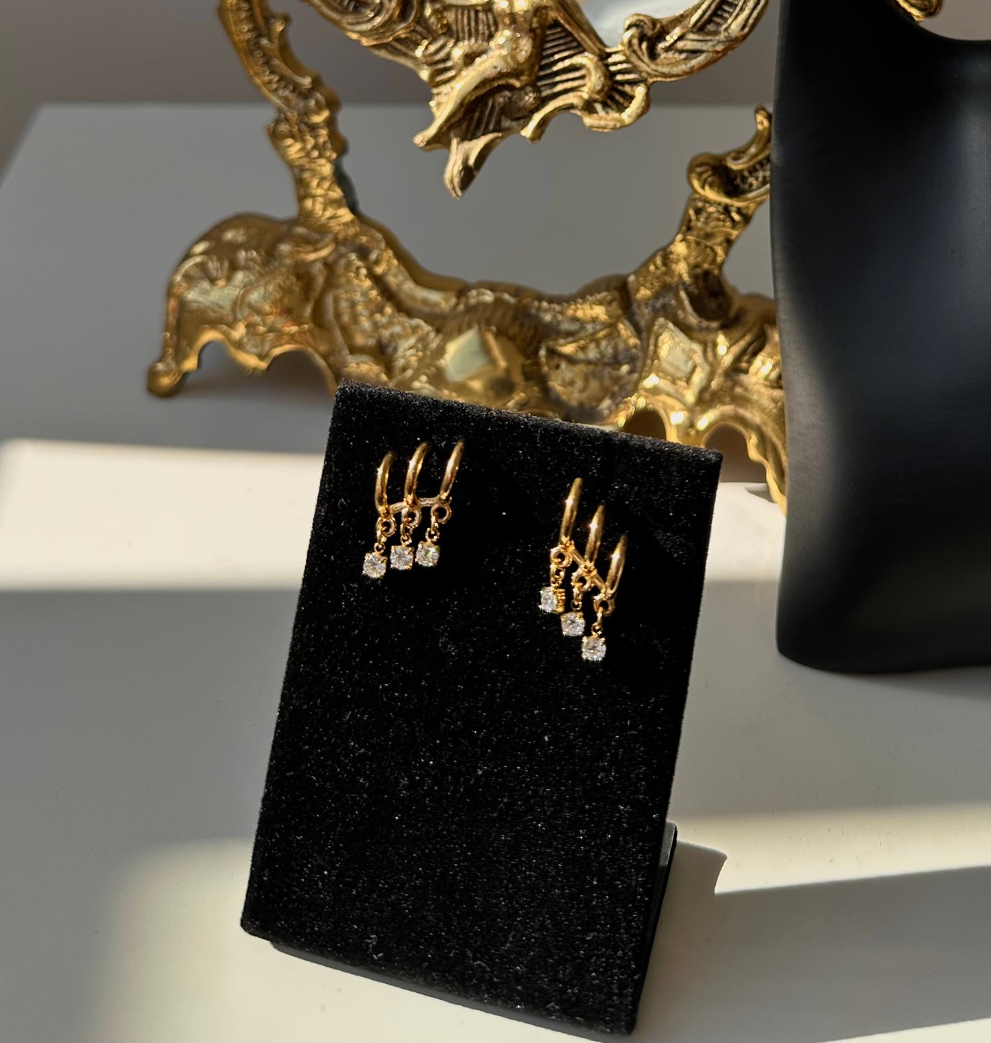 Boucle d’oreille trio