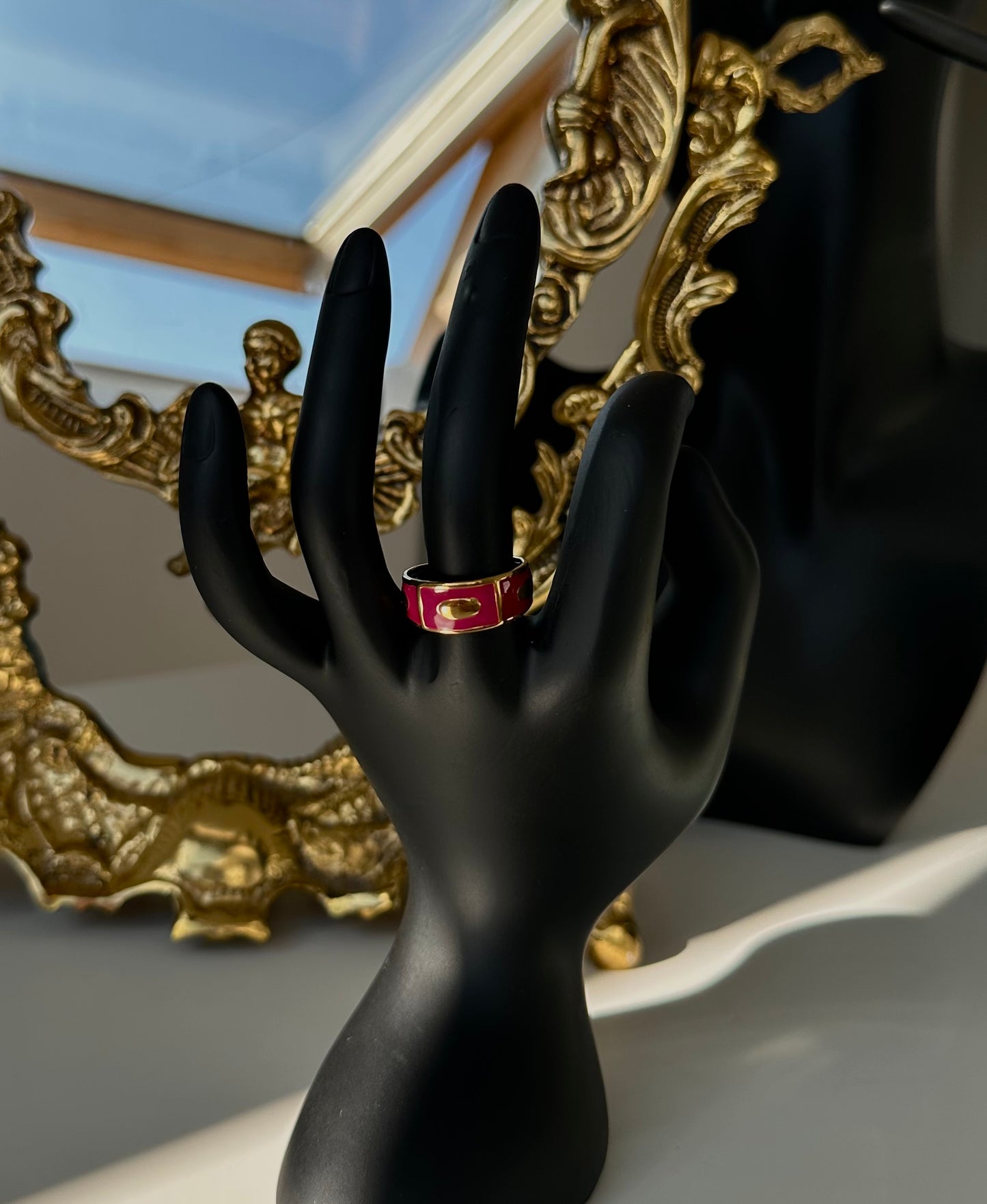Bague épaisse réglable