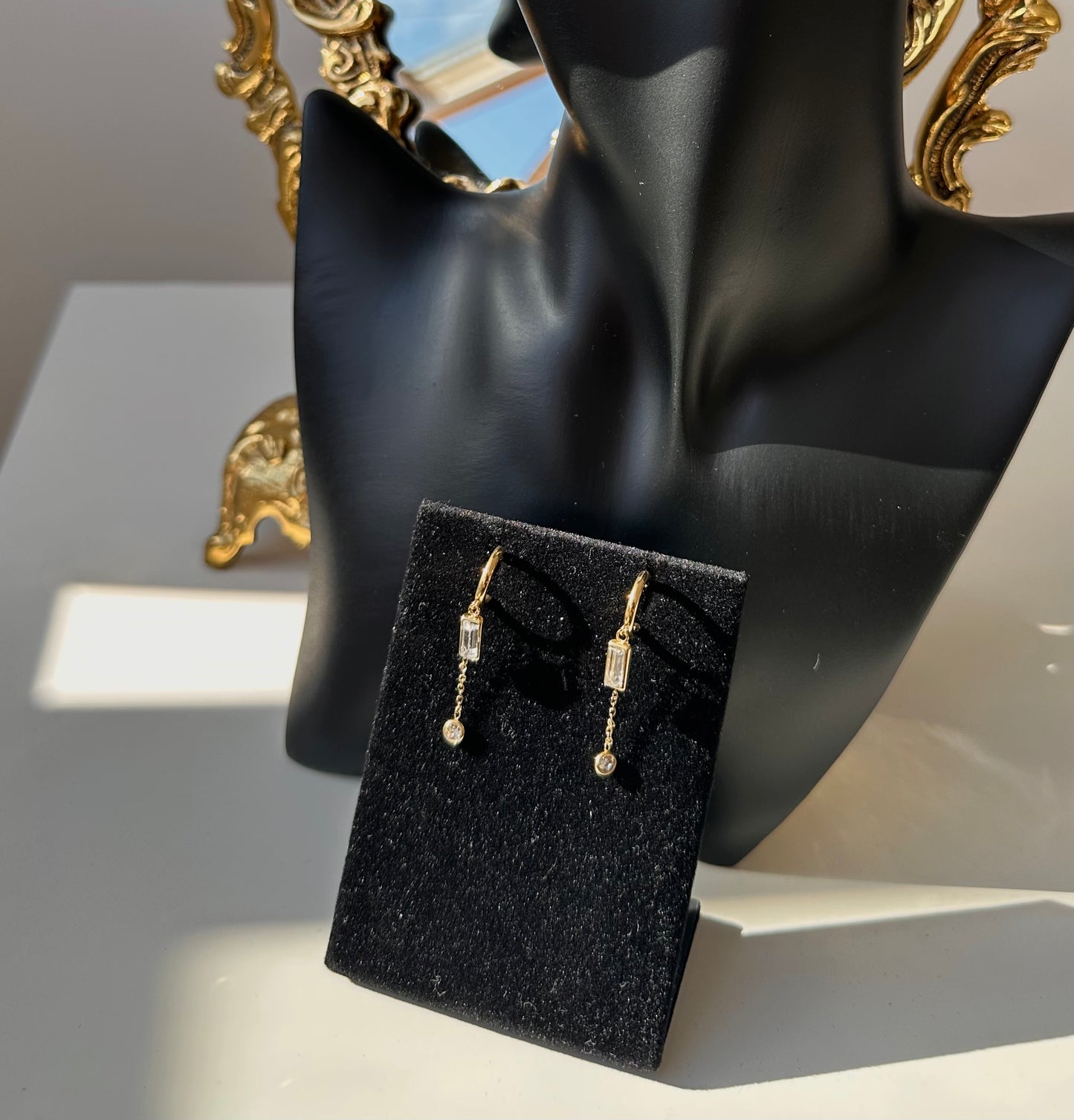 Boucle d’oreille double