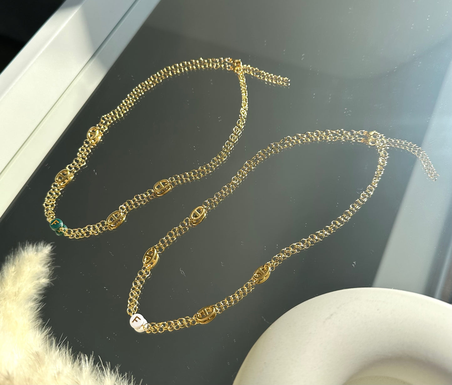 Collier personnalisé initial
