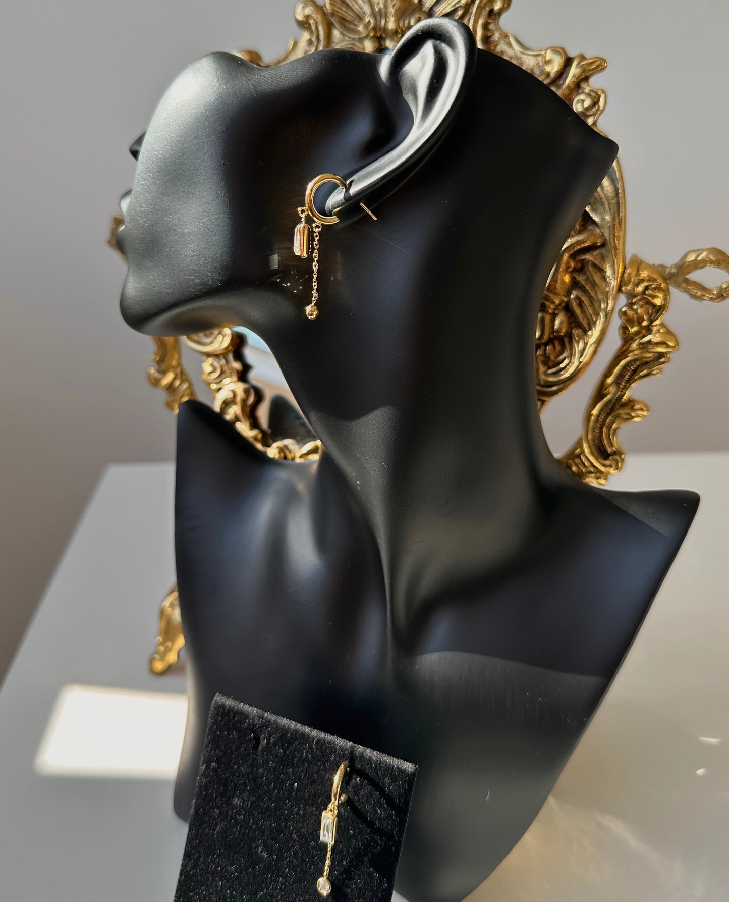 Boucle d’oreille double