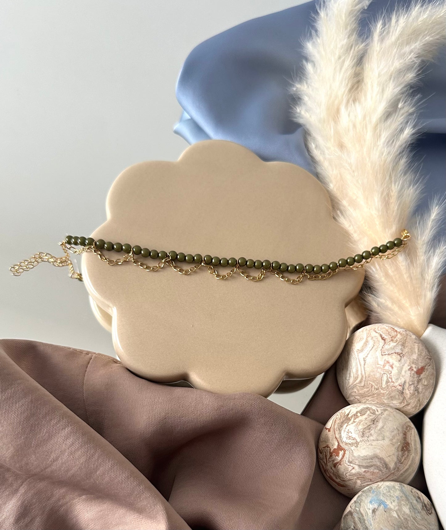 Bracelet en acier inoxydable fait à la main