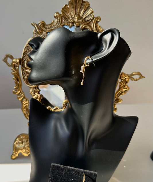 Boucle d’oreille double