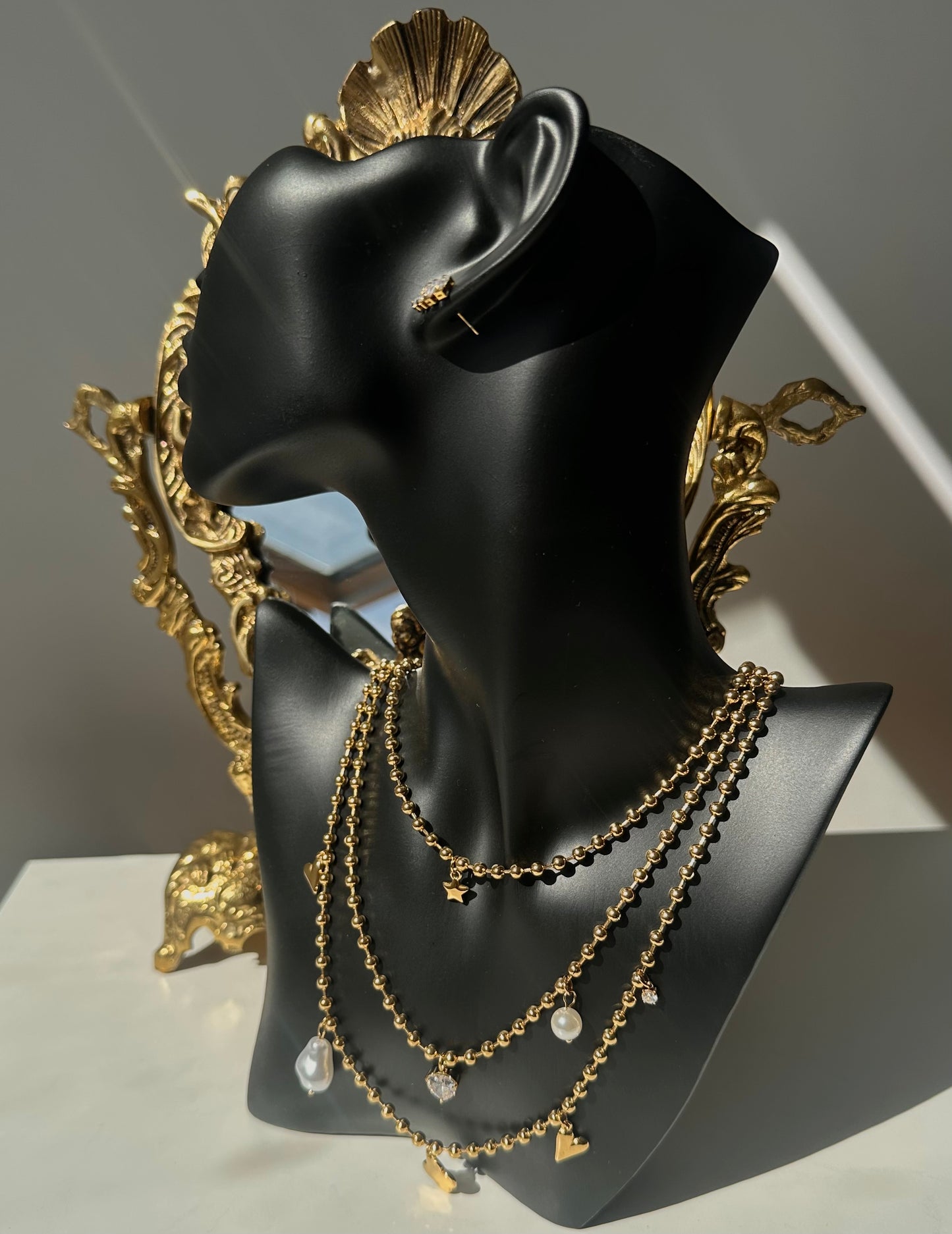 Collier triple charms
