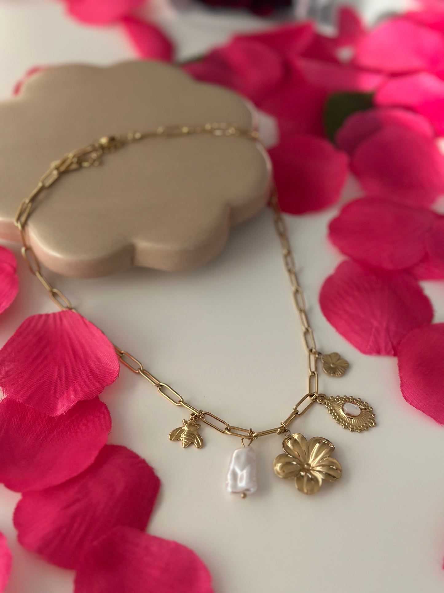 Collier goutte d’or