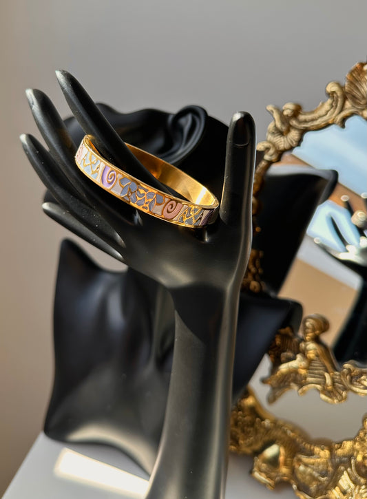 Bracelet jonc épais coloré